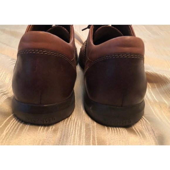 VITO MMS70 MEN\'S SHOES SIZE 10 (EUR 9.5) BROWN LEATHER LACE UP MEPHISTO
